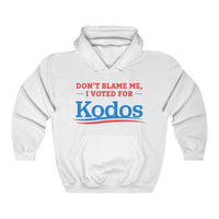 Don't blame me, I voted for Kodos Hooded Sweatshirt